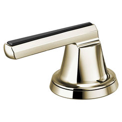 Click here to see Brizo HL5397-PNBC Brizo Levoir Low Lever Handle Kit for Widespread Lavatory Faucet, ADA, Brilliance Polished Nickel/Black Crystal - HL5397-PNBC