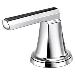 Click here to see DELTA FAUCETS COMPANY HL698-PCBC Brizo HL698-PCBC Levoir Lever Handle Kit, Chrome / Black Crystal