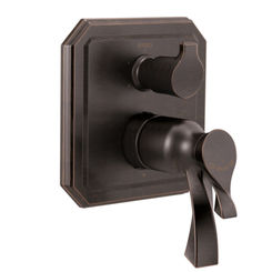 Click here to see DELTA FAUCETS COMPANY T75630-RB Brizo Virage TempAssure Thermostatic Valve Trim w/ 6-Function Diverter Trim, Lever Handles, Venetian Bronze - T75630-RB