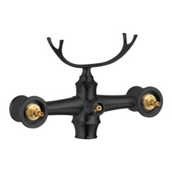 Click here to see Brizo T70210-BLLHP Brizo Charlotte Two-Handle Freestanding Tub Filler Body Assembly Trim, 2-Hole, Less Handles, Matte Black - T70210-BLLHP