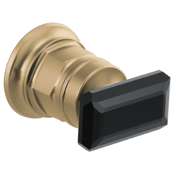 Click here to see Brizo HK5876-GLBC Brizo Invari Wall-Mount Handle Kit with Black Crystal Knob, ADA, Brilliance Luxe Gold - HK5876-GLBC