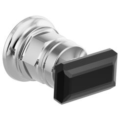 Click here to see  HK5876-PCBC Brizo Invari Wall-Mount Handle Kit with Black Crystal Knob, ADA, Polished Chrome - HK5876-PCBC