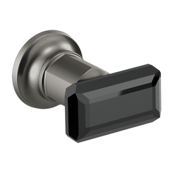 Click here to see Brizo HK70476-SLBC Brizo Invari  Wall-Mount Tub Filler Handle Kit, Brilliance Luxe Steel with Black Crystal Knob - HK70476-SLBC