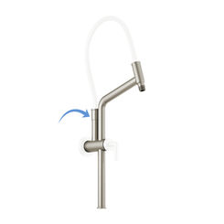 Click here to see Brizo RP101160NK Brizo RP101160NK Invari Slide Bar Shower Arm - Luxe Nickel