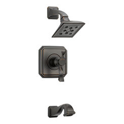 Click here to see Brizo T60430-RB Brizo Virage TempAssure Tub/Shower Faucet with Single-Function Raincan Showerhead, Thermostatic Cartridge, 1.75 GPM, Venetian Bronze - T60430-RB