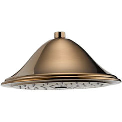 Click here to see Brizo RP52090BZ Brizo RP52090BZ Brushed Bronzed Touch-Clean Raincan Showerhead