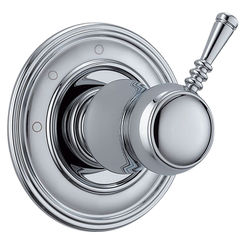 Click here to see Brizo T60810-PC Brizo Traditional Single-Handle 3-Function Diverter Valve Trim, Lever Handle, Polished Chrome - T60810-PC