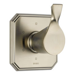 Click here to see BRIZO T60930-BN Brizo Virage Single-Handle 6-Function Diverter Valve Trim, Lever Handle, Brilliance Brushed Nickel - T60930-BN