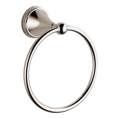Click here to see BRIZO 69546-PN Brizo Traditional Wall Mounted Towel Ring, Brilliance Polished Nickel - 69546-PN