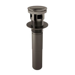 Click here to see  RP81628BNX Brizo Push Button Pop-Up with Overflow, Brilliance Black Onyx - RP81628BNX
