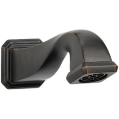 Click here to see Brizo RP62605RB Brizo Virage Wall-Mount Venetian Bronze Tub Spout with Pull-Down Diverter, Solid Brass, 1/2-inch Connection Size - RP62605RB