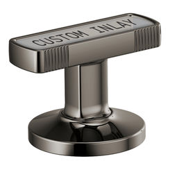 Click here to see Brizo HI5306-BNX Brizo Kintsu Widespread Lavatory Knob with Custom Inlay Handle Kit, Brilliance Black Onyx - HI5306-BNX