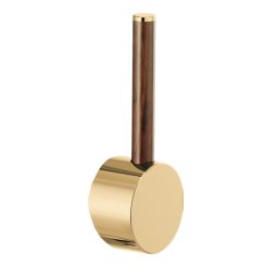 Click here to see  HLB177-PGWD Brizo Odin Bar Faucet Lever Handle Kit for 61065LF and 61075LF, ADA, Polished Gold/ Wood - HLB177-PGWD