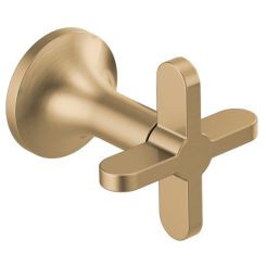 Click here to see Brizo HX70475-GL Brizo 4in Cross Handle Kit for Odin Wall-Mount Tub Filler, ADA, Brilliance Luxe Gold - HX70475-GL