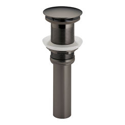 Click here to see  RP72413BNX Brizo Push Button Pop-Up Drain without Overflow, Brilliance Black Onyx - RP72413BNX