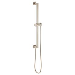 Click here to see  74799-NK Brizo 74799-NK Essential Linear Square Slide Bar with Metal Hose - Luxe Nickel