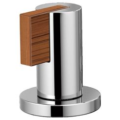 Click here to see Brizo HL5332-PCTK-NM Brizo Lever Handle Kit for Litze Widespread Lavatory Faucet, ADA, No Mark, Polished Chrome/Wood - HL5332-PCTK-NM