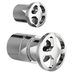 Click here to see Brizo HW75P32-PC Brizo Litze Pressure Balance Valve Trim with Integrated Diverter Wheel Handle Kit, Polished Chrome - HW75P32-PC
