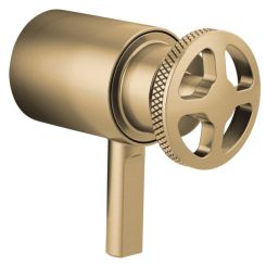 Click here to see Brizo HW6032-GL Brizo Litze Wheel/Notch Lever Handle Kit with Textural Knurling Detail for Litze Thermostatic Valve Trim , ADA, Brilliance Luxe Gold - HW6032-GL