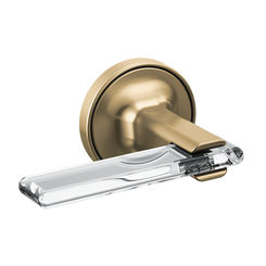Click here to see  HL70468-GLCL Brizo Allaria Lever Handle Kit for Wall-Mount Tub Filler, ADA, Brilliance Luxe Gold/Acrylic - HL70468-GLCL