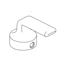 Click here to see Brizo RP102000BL Brizo RP102000BL Allaria Temperature Control Handle - Matte Black 