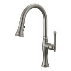 Click here to see Brizo 63058LF-SL Brizo Tulham Single Handle Pull-Down Kitchen Faucet, Luxe Steel - 63058LF-SL