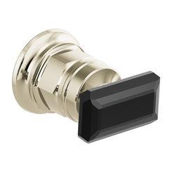 Click here to see Brizo HK5876-PNBC Brizo Invari Brilliance Polished Nickel Wall-Mount Handle Kit with Black Crystal Knob, ADA - HK5876-PNBC