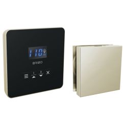 Click here to see  8CH-250L-PN-L Brizo Mystix Polished Nickel Square Steam Control and Head, Lumicoat Technology, Dual Temperature Sensor Technology - 8CH-250L-PN-L