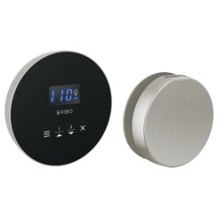 Click here to see Brizo 8CH-250R-BN-L Brizo Mystix Brushed Nickel Round Steam Control and Head, Lumicoat Technology, Dual Temperature Sensor Technology - 8CH-250R-BN-L