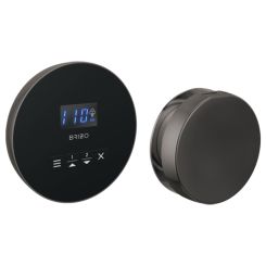 Click here to see  8CH-250R-BNX-L Brizo Mystix Black Onyx Round Steam Control and Head, Lumicoat Technology, Dual Temperature Sensor Technology - 8CH-250R-BNX-L