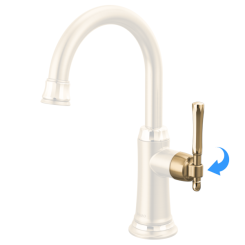 Click here to see Brizo RP101792GLPG Brizo Tulham Beverage Faucet Lever Handle Kit, Brilliance Luxe Gold / Brilliance Polished Gold - RP101792GLPG