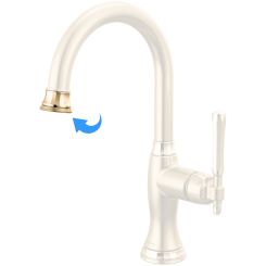 Click here to see Brizo RP101790GLPG Brizo Tulham Spout Tip For Instant Hot Faucet, Brilliance Luxe Gold/Brilliance Polished Gold - RP101790GLPG