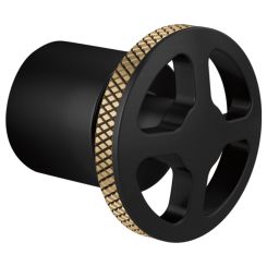 Click here to see Brizo HW932-BLGL Brizo Litze Diverter Trim Wheel Handle Kit, Matte Black/Brilliance Luxe Gold - HW932-BLGL