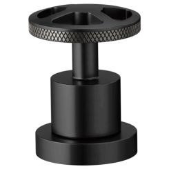 Click here to see  HW632-BLSL Brizo Litze Roman Tub Wheel Handle Kit, Matte Black/Brilliance Luxe Steel - HW632-BLSL