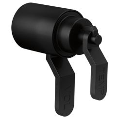 Click here to see Brizo HL6034-BL Brizo Industrial Lever Handle Kit for Litze Thermostatic Valve Trim, with Temp and Vol Debosed Letters, ADA, Matte Black - HL6034-BL