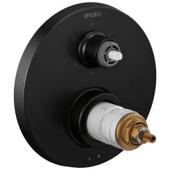 Click here to see  T75635-BLLHP Brizo Litze TempAssure Thermostatic Valve Trim with 6-Function Diverter Trim, Matte Black - T75635-BLLHP