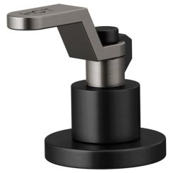 Click here to see  HL5334-BLSL-NM Brizo Industrial Lever Handle Kit for Litze Widespread Lavatory Faucet, ADA, No Mark, Matte Black/Brilliance Luxe Steel - HL5334-BLSL-NM