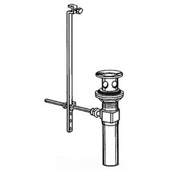 Click here to see Brizo RP28653 Brizo RP28653 Polished Chrome Complete Pop-Up Assembly