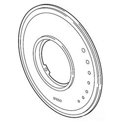 Click here to see Brizo RP49091 Brizo RP49091 Traditional Polished Chrome Valve Escutcheon