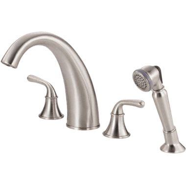 Click here to see Danze D307756BN Danze D307756BN Brushed Nickel Roman Tub Trim W/ Shower
