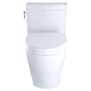Click here to see Toto MS626214CEFG#01 Toto MS626214CEFG#01 Aimes One-Piece Elongated Toilet, 1.28 GPF - Cotton White