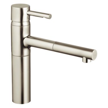 Click here to see Grohe 32170DCE Grohe 32170DCE Supersteel Infinity Essence One Handle Pullout Kitchen Faucet