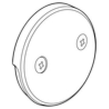 Click here to see Moen 90461 Moen 90461 Part Tub Waste Face Plate 2 Hole With Screws