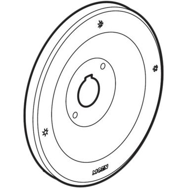 Click here to see Moen 101409BN Moen 101409BN Part Eschutcheon Mount Single Handle Tub and Shower