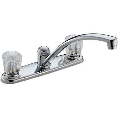 Click here to see Delta 2102 Delta 2102 Classic Two Handle Kitchen Faucet (Chrome)
