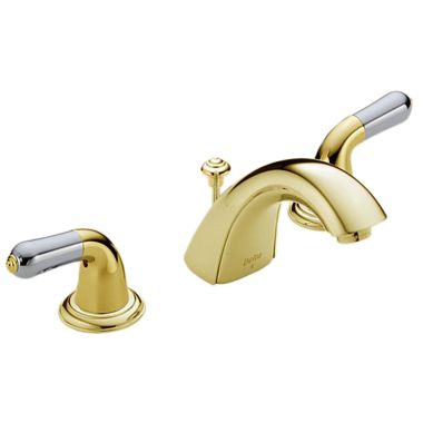 Click here to see Delta 3530-PBLHP Delta 3530-PBLHP H24PB A24PB Innovations 2-Handle Bath Faucet (Polished Brass)