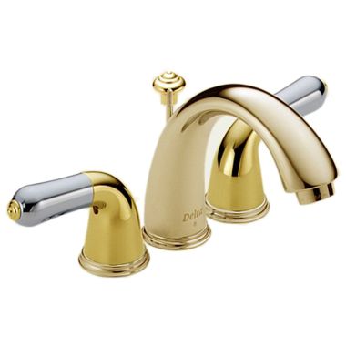 Click here to see Delta 4530-PBLHP Delta 4530-PBLHP H24PB A24PB Innovations 2-Handle Bath Faucet, Polished Brass