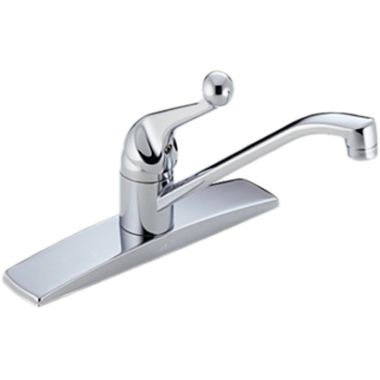 Click here to see Delta 100-WF Delta 100-WF Classic Single Handle Kitchen Faucet (Chrome)