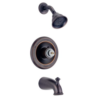 Click here to see Delta T14478-RBLHP Delta T14478-RBLHP Venetian Bronze Leland Monitor Tub/Shower Trim