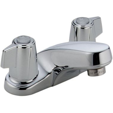 Click here to see Delta 2500 Delta 2500 Classic Two Handle Centerset Lavatory Faucet - Less Pop-Up (Chrome)